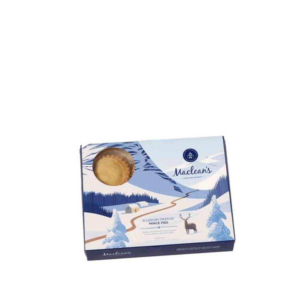 Macleans Highland Bakery 6 Luxury Festive Mince Pies 330g